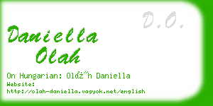 daniella olah business card